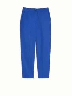 Hot Pantaloni Slim in Popeline / Donna Pantaloni