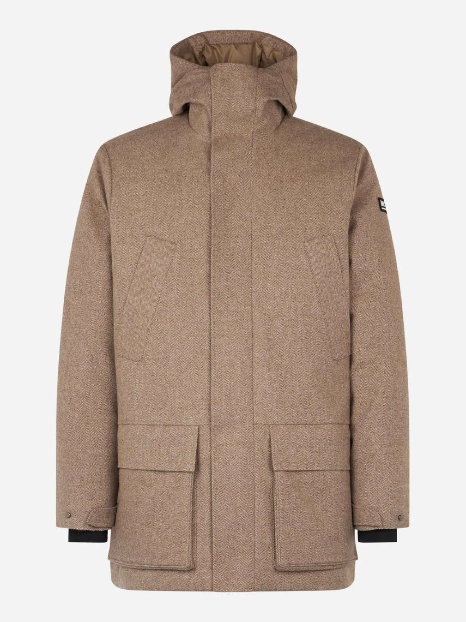 Discount Parka con Cappuccio e Stampa / Uomo Giubbotti