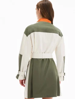 New Parka in Cotone Tecnico / Donna Giubbini