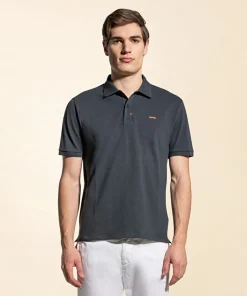 Online Piquet polo shirt / Blu Uomo Polo