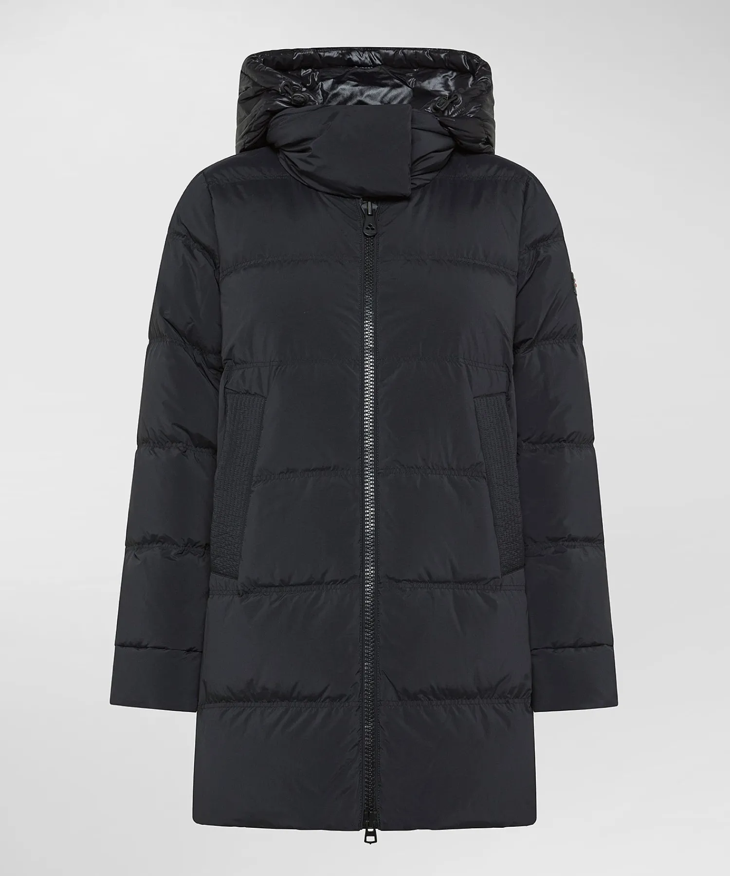 Outlet Piumino con Cappuccio in Contrasto / Donna Giubbini