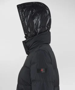 Outlet Piumino con Cappuccio in Contrasto / Donna Giubbini