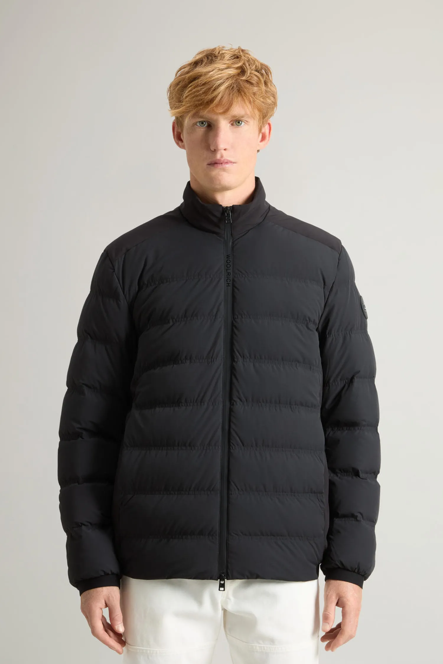 Outlet Piumino in Nylon Elasticizzato / Uomo Giubbotti