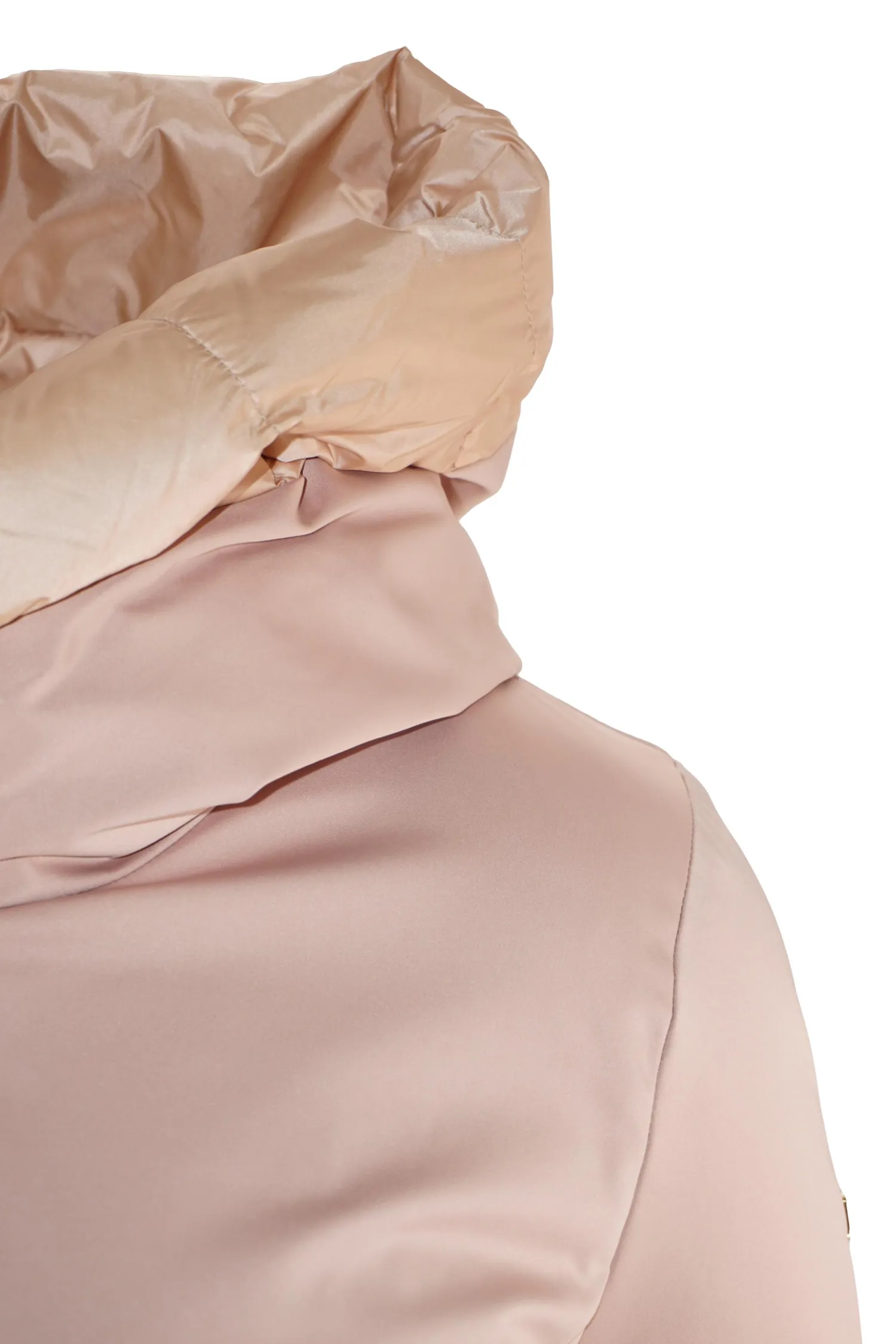 Discount Piumino Lungo Bi-Materiale / Donna Giubbini