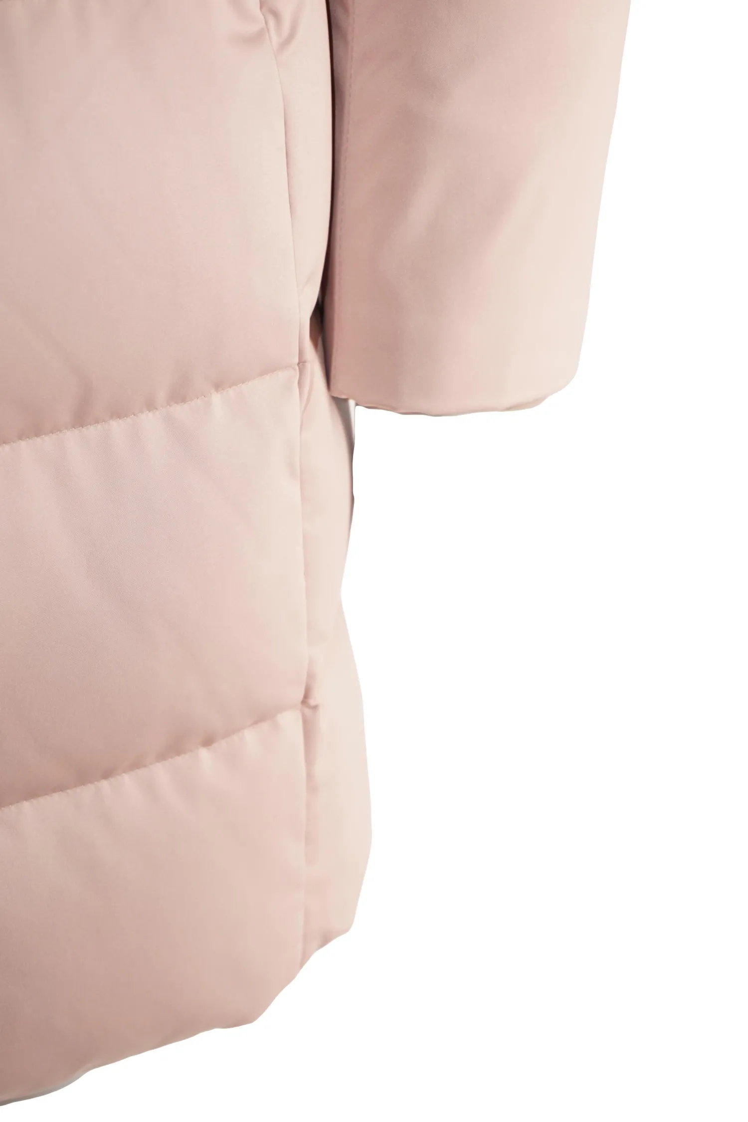 Discount Piumino Lungo Bi-Materiale / Donna Giubbini
