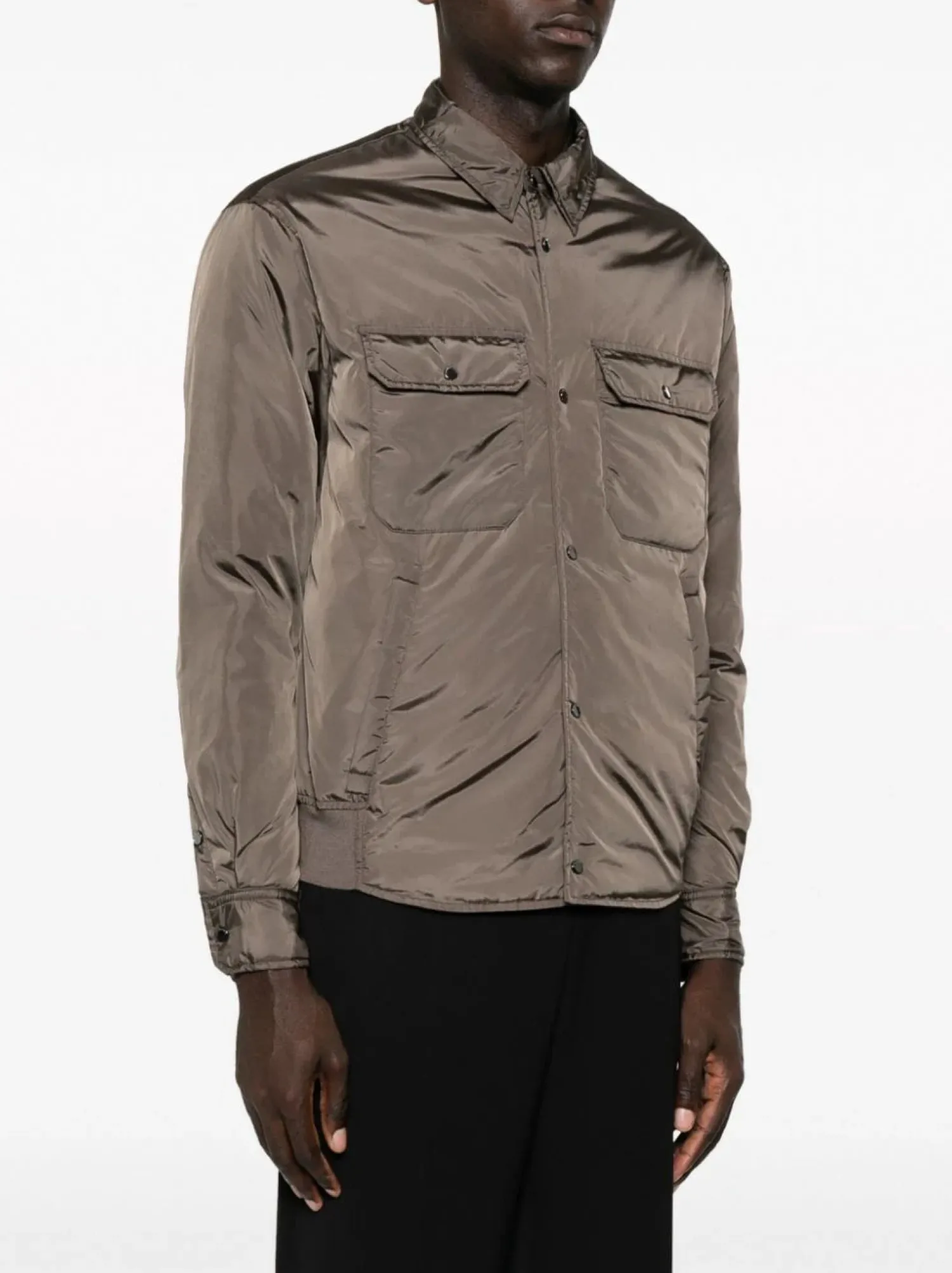 New Piumino Modello Camicia / Uomo Giubbotti
