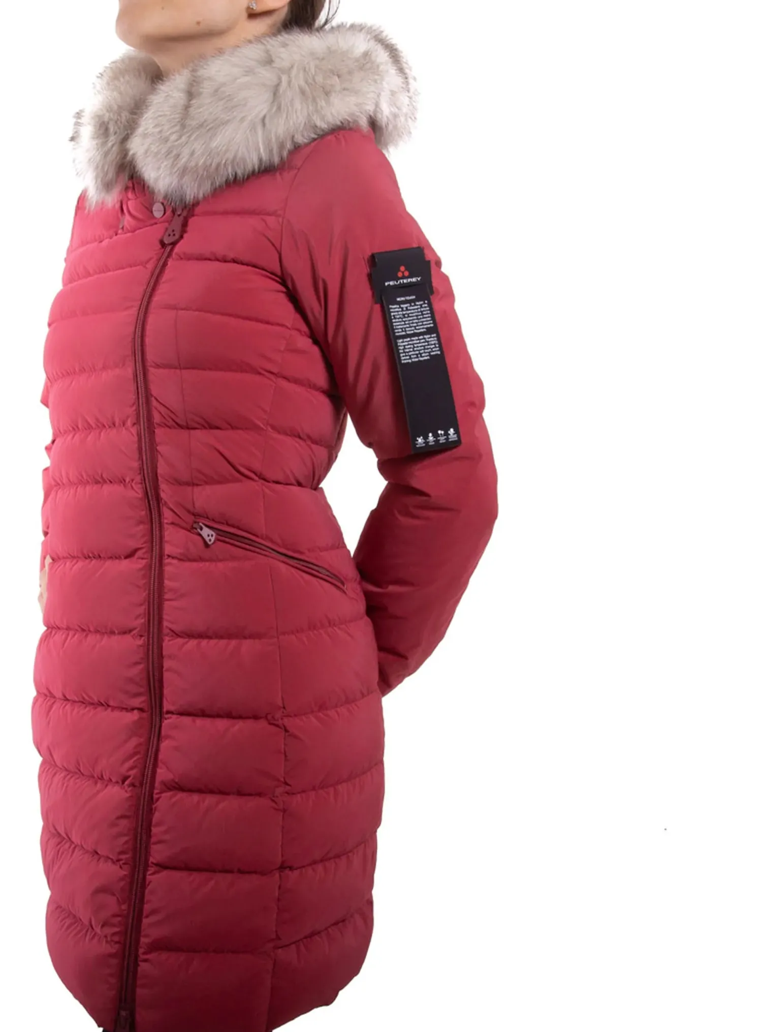 Discount Piumino Slim con Pelliccia / Donna Giubbini