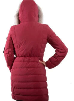 Discount Piumino Slim con Pelliccia / Donna Giubbini