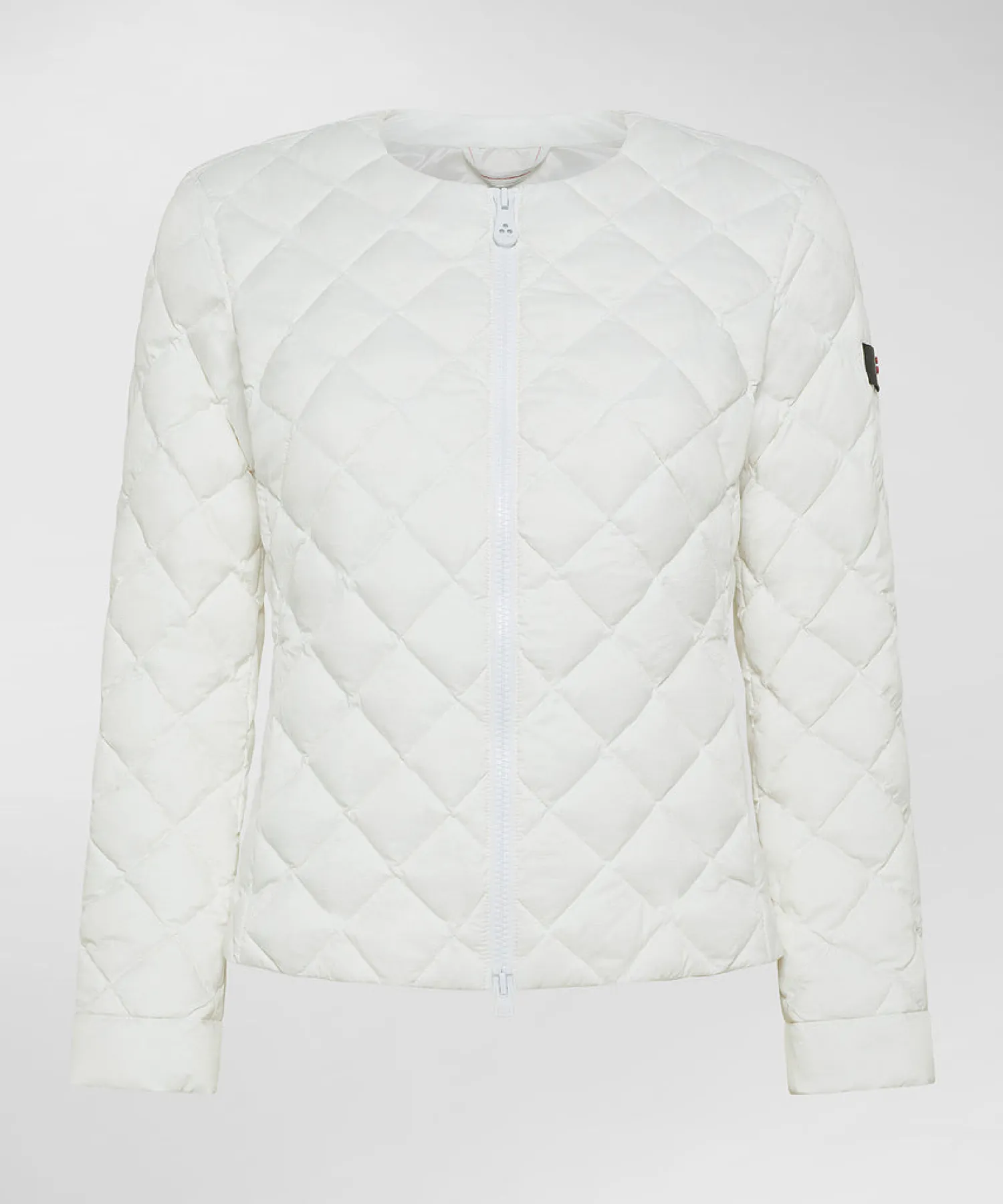 Best Piumino Slim con Trapunta a Rombi / Bianco Donna Giubbini