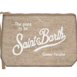 Outlet Pochette Aline in Lino / Uomo Pochette|Pochette