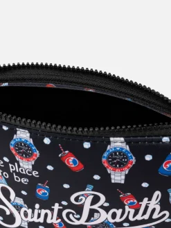 Hot Pochette Aline in Scuba con Stampa / Uomo Pochette|Pochette