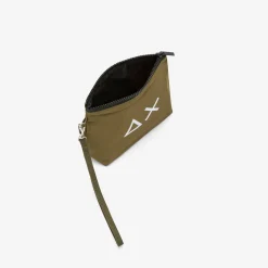 Outlet Pochette in Taslon con Logo / Uomo Pochette|Pochette