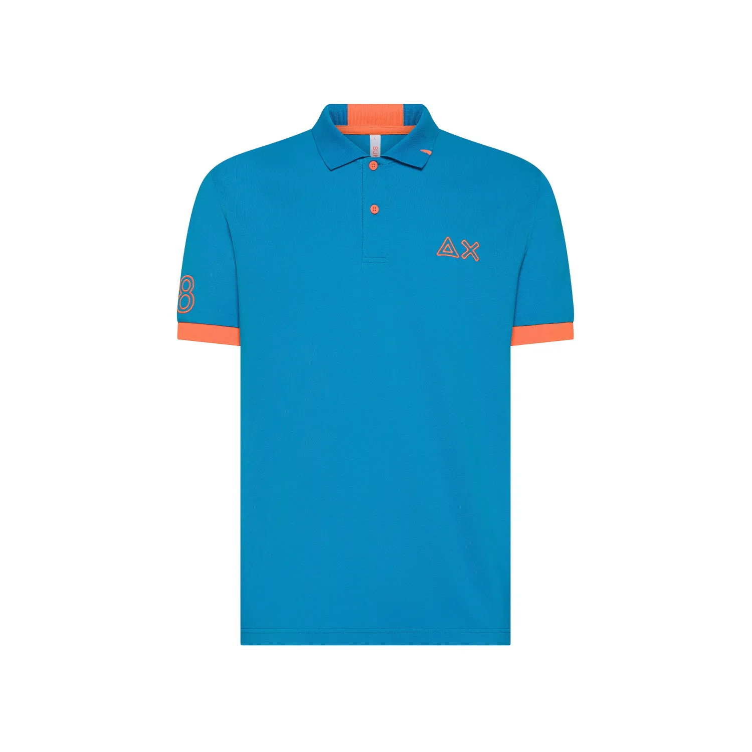 New Polo con Logo Grande Fluo / Uomo Polo