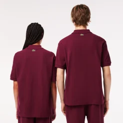 Clearance Polo con Logo Grande in Piqué di Cotone / Uomo Polo
