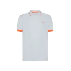 Polo con Riga Sottile Fluo a Contrasto / Uomo Polo