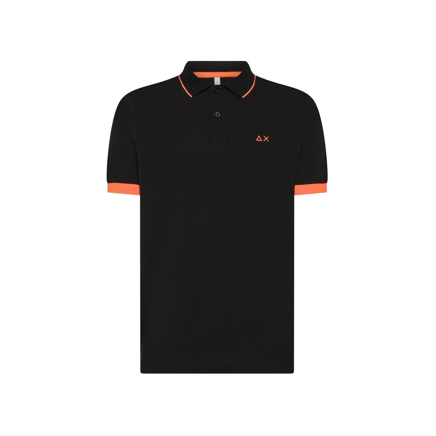 Hot Polo con Riga Sottile Fluo a Contrasto / Uomo Polo
