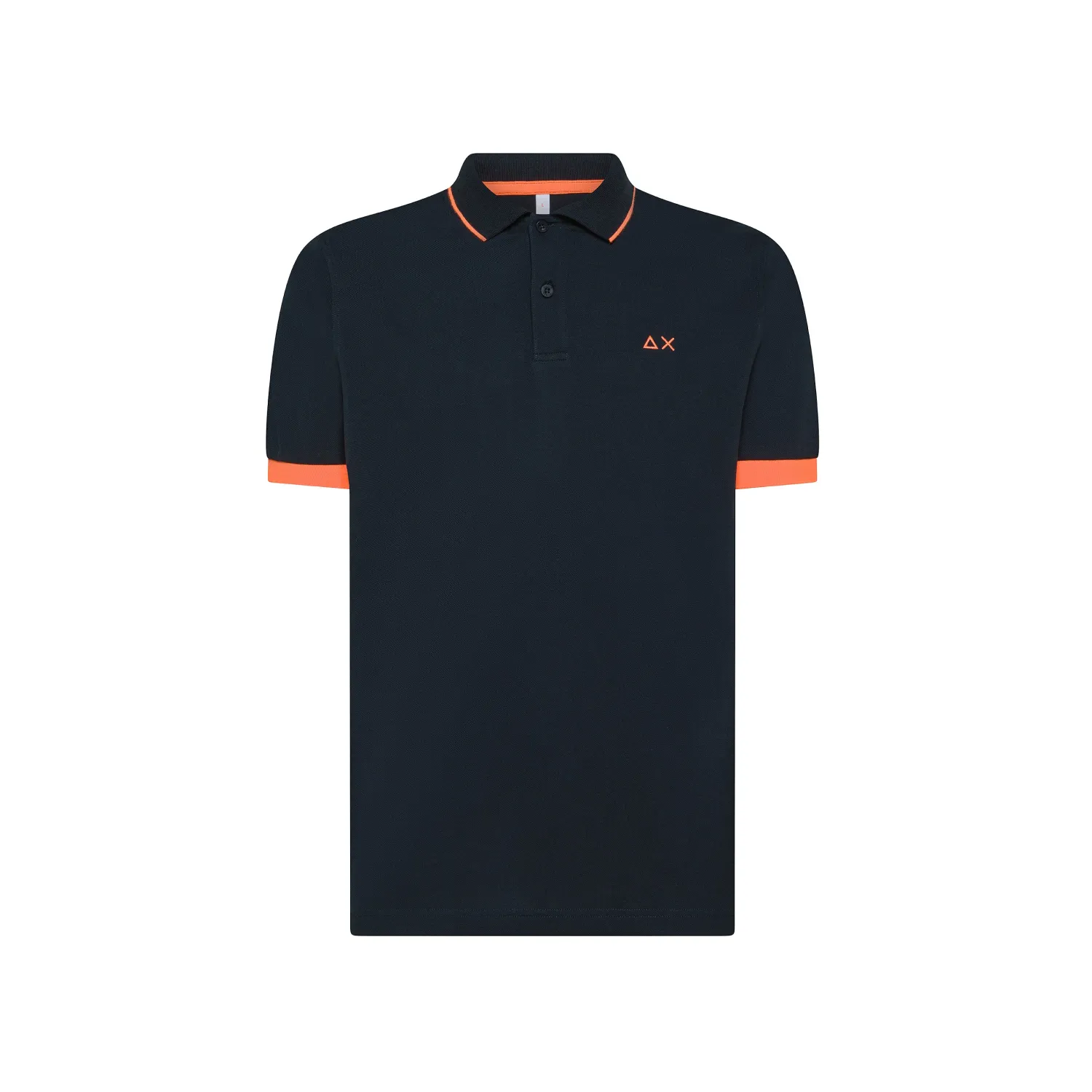 Polo con Riga Sottile Fluo a Contrasto / Uomo Polo