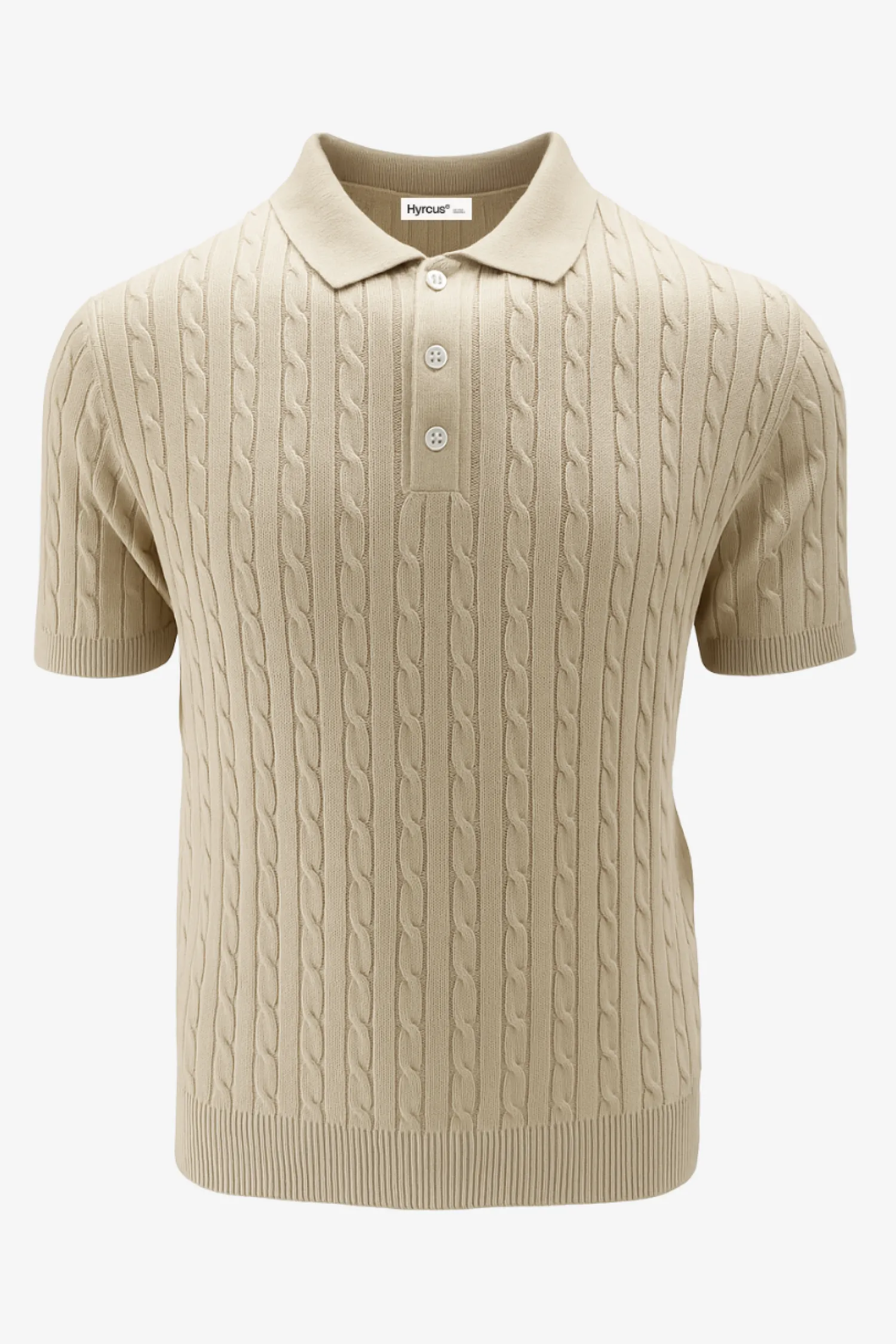 Online Polo con Tramatura a Trecce / Uomo Polo