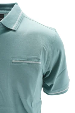 Hot Polo in Cotone con Taschino / Verde Uomo Polo