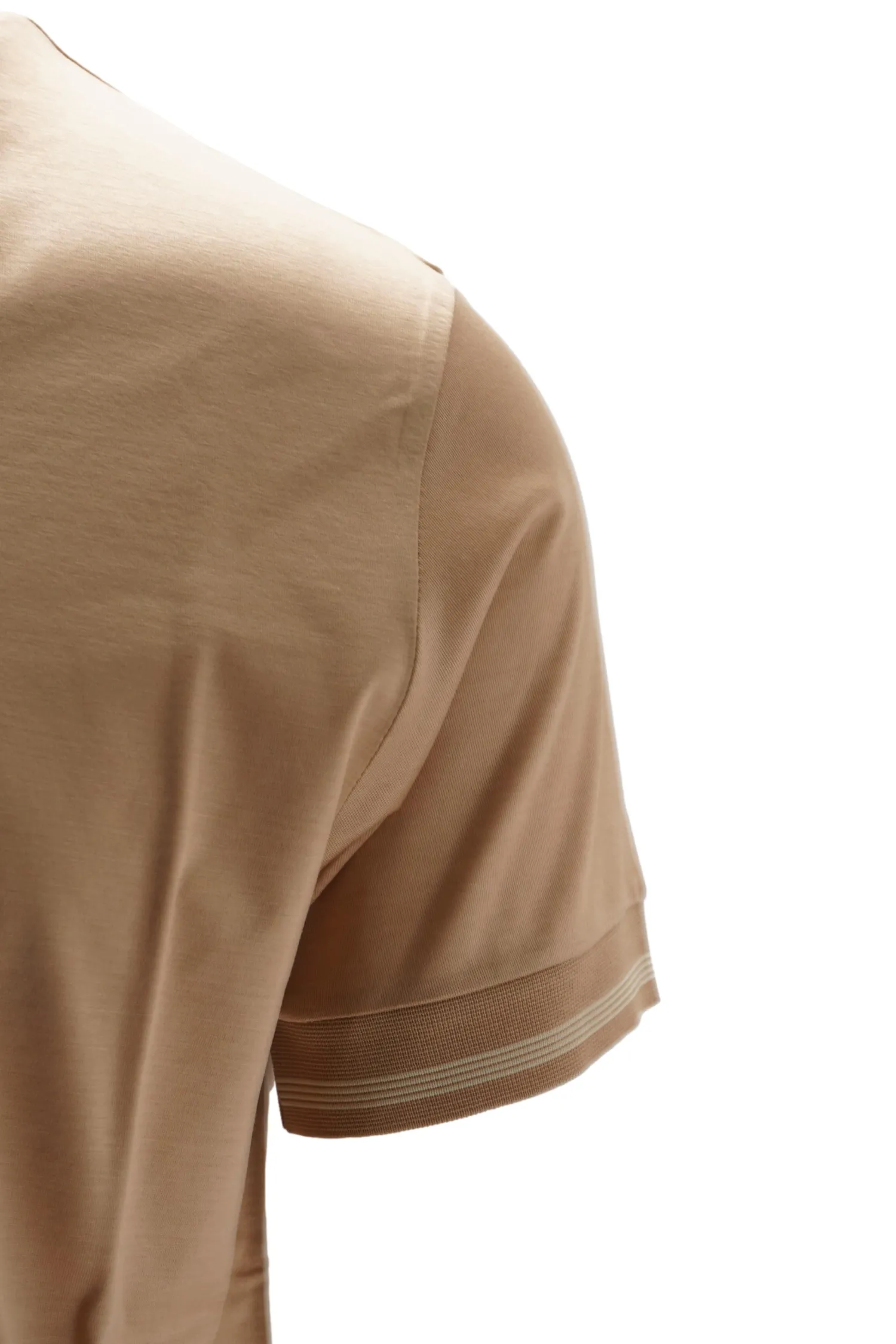 New Polo in Cotone con Zip / Uomo Polo