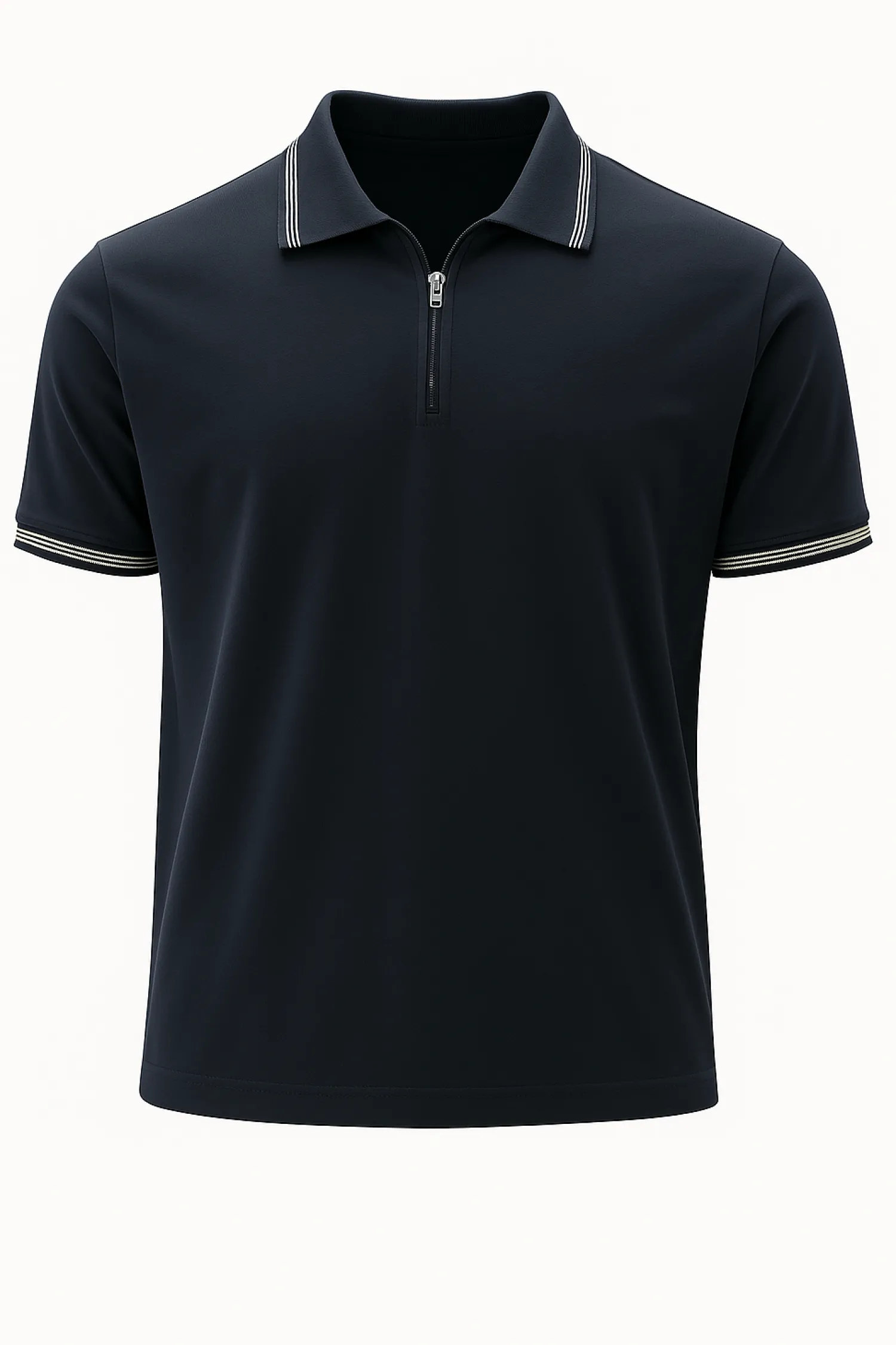 Outlet Polo in Cotone con Zip / Uomo Polo