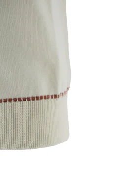 Online Polo in Cotone Giza con Zip / Uomo Polo