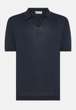 Online Polo in Filo di Cotone Leggera / Uomo Polo