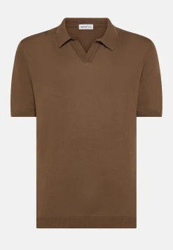 Online Polo in Filo di Cotone Leggera / Uomo Polo