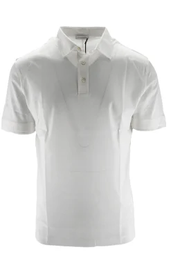 Online Polo in Jersey Lucido di Cotone / Uomo Polo