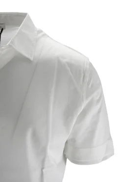 Online Polo in Jersey Lucido di Cotone / Uomo Polo