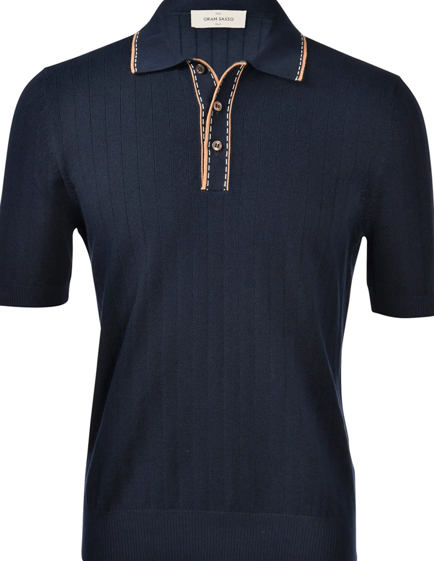Hot Polo in Maglia con Contrasti / Uomo Polo