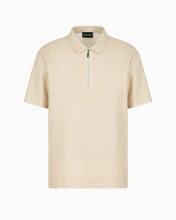 Polo in Maglia Micro Traforata / Uomo Polo