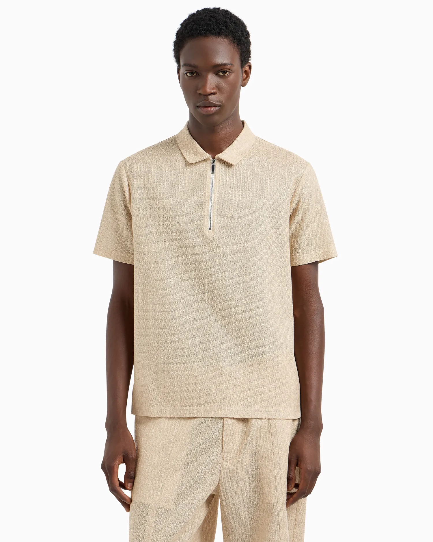 Polo in Maglia Micro Traforata / Uomo Polo