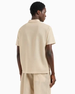 Polo in Maglia Micro Traforata / Uomo Polo