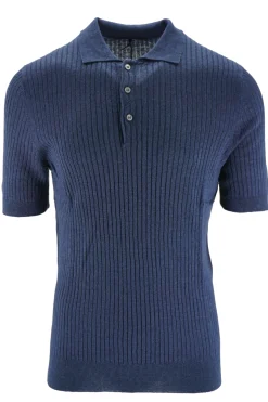 Hot Polo in Misto Lino a Coste / Uomo Polo