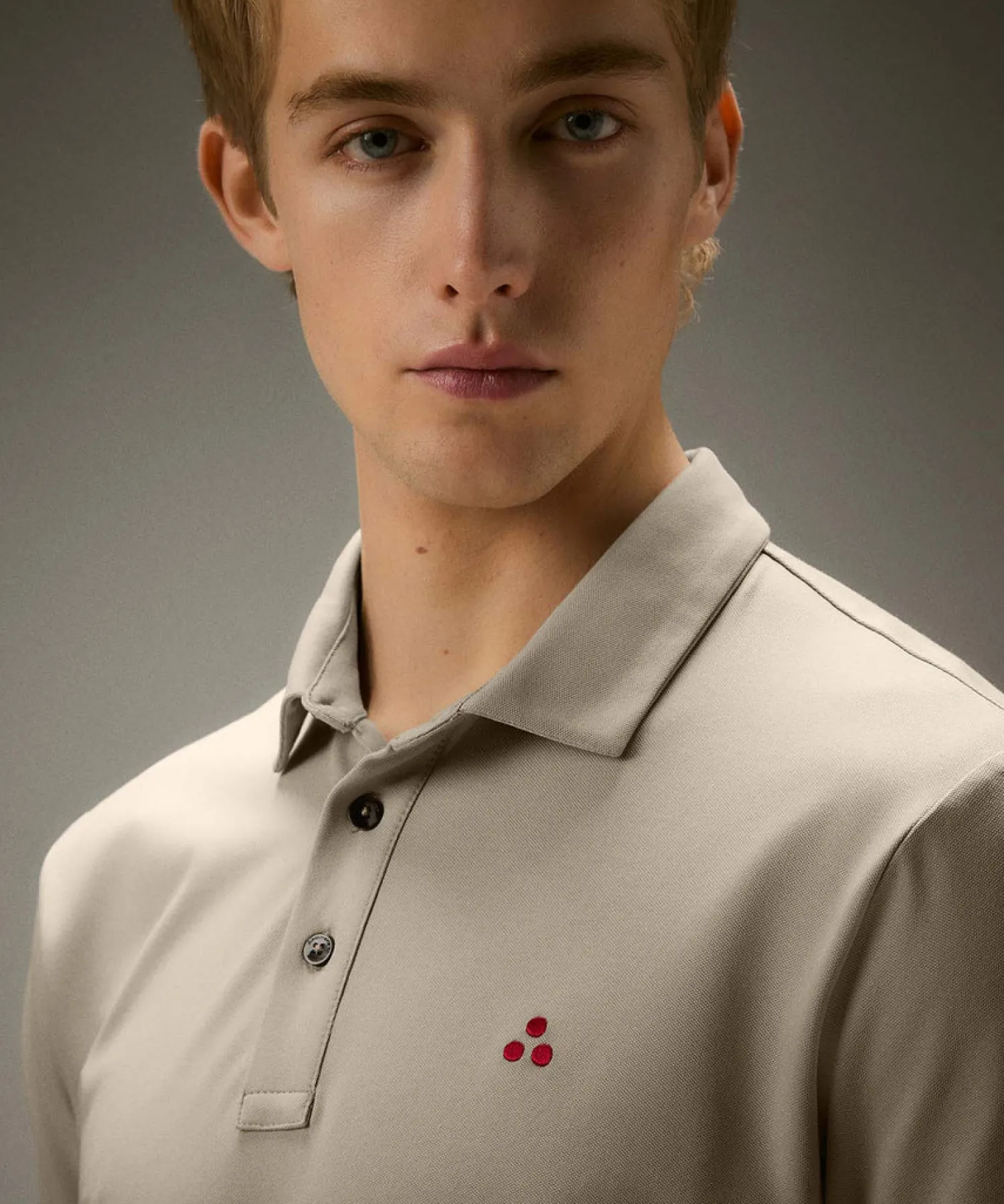 Sale Polo in Piquet di Cotone Stretch Mezzola 02 / Uomo Polo