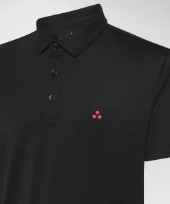 Discount Polo in Piquet di Cotone Stretch Mezzola 02 / Uomo Polo
