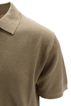 Outlet Polo in Seta con Tramatura / Uomo Polo