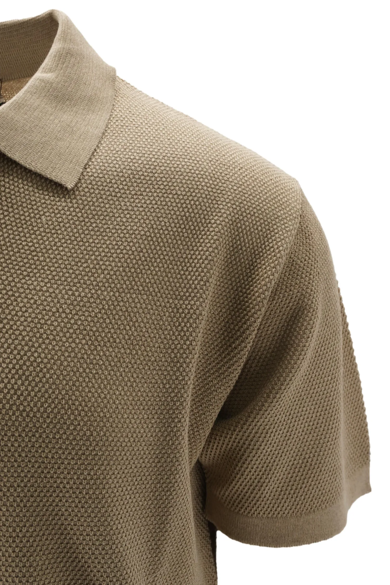 Outlet Polo in Seta con Tramatura / Uomo Polo