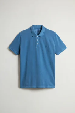 New Polo Mackinack in Piqué di Cotone / Celeste Uomo Polo