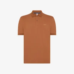 Best Polo Regular Fit con Logo / Marrone Uomo Polo