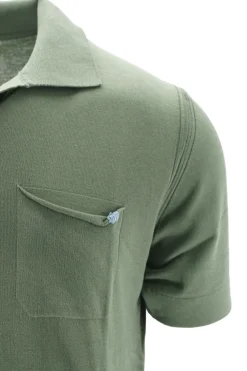 Polo Senza Bottoni in 100% Cotone / Uomo Polo