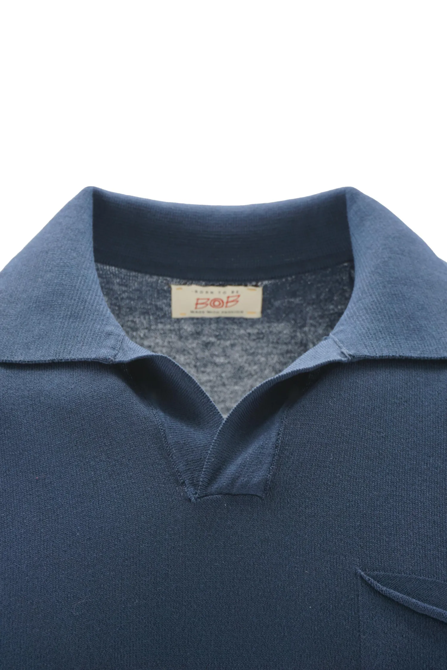 Outlet Polo Senza Bottoni in 100% Cotone / Uomo Polo