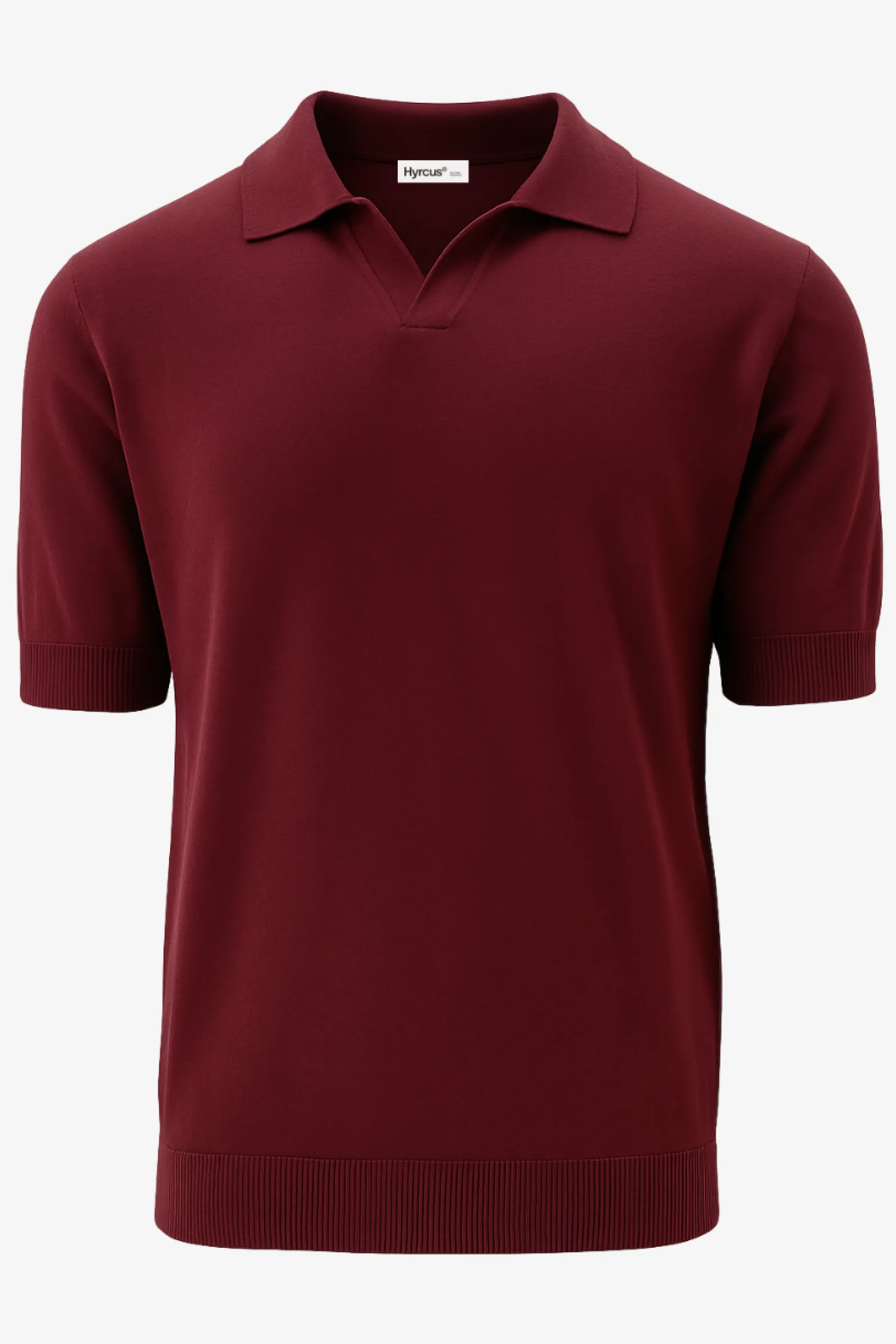 Discount Polo Senza Bottoni in Filo di Cotone / Uomo Polo