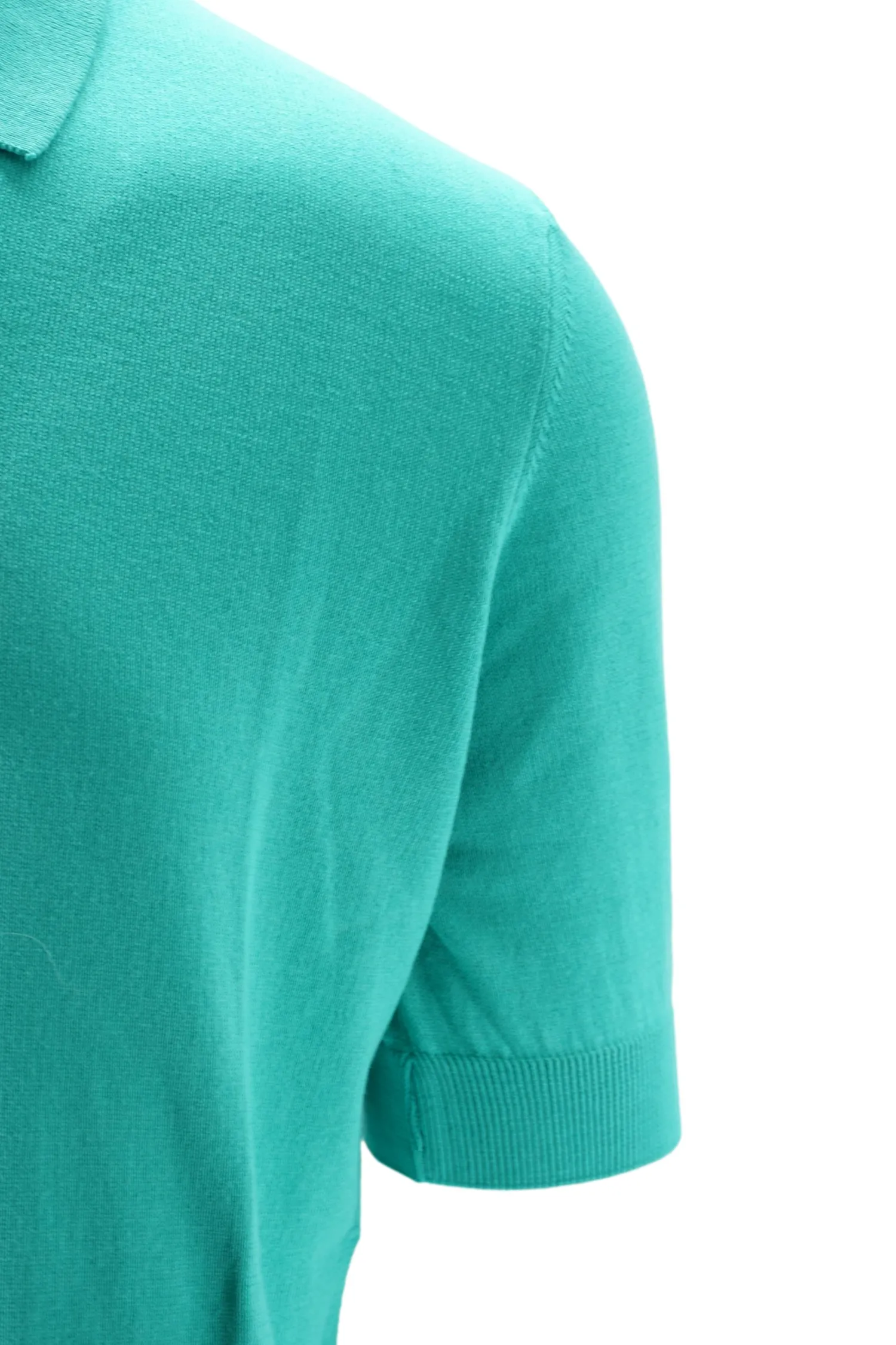 New Polo Senza Bottoni in Filo di Cotone / Uomo Polo