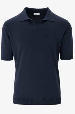 Sale Polo Senza Bottoni in Filo di Cotone / Uomo Polo