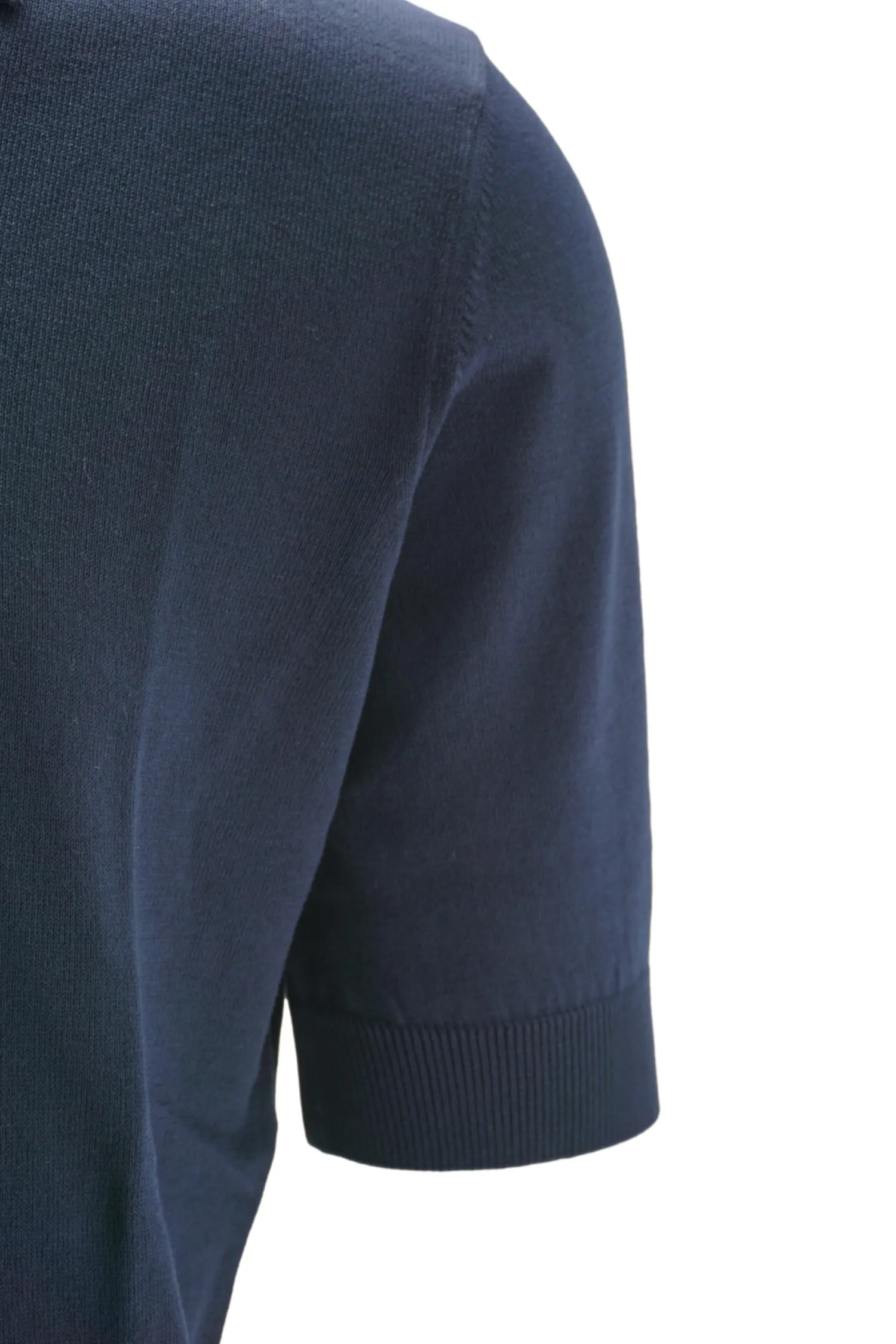 Sale Polo Senza Bottoni in Filo di Cotone / Uomo Polo