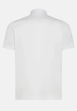 Sale Polo Slim Fit in Cotone Filo di Scozia con Bottoni in Madreperla / Bia Uomo Polo
