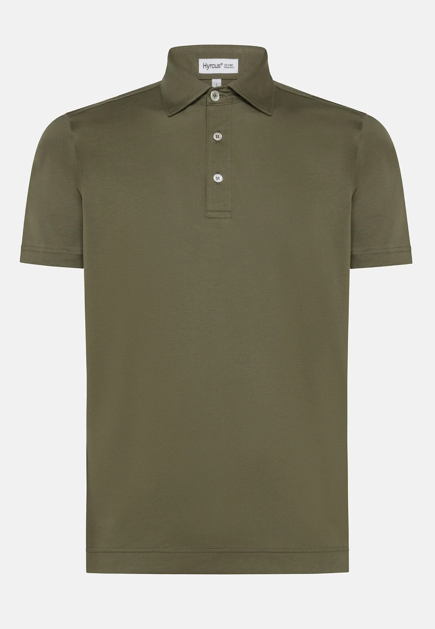 Polo Slim Fit in Cotone Filo di Scozia con Bottoni in Madreperla / Ver Uomo Polo
