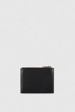 Outlet Portafoglio in Pelle con Zip / Donna Portafogli